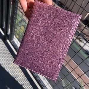 NEW SPARKLY PINK PASSPORT HOLDER